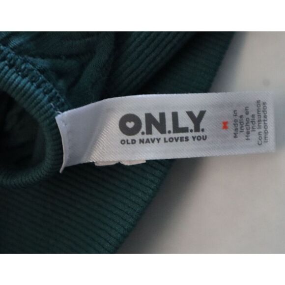 Old Navy 486945-01-1 Women's Sz M Mossy Gate Green Seamless Longline Bralette - Picture 3 of 4